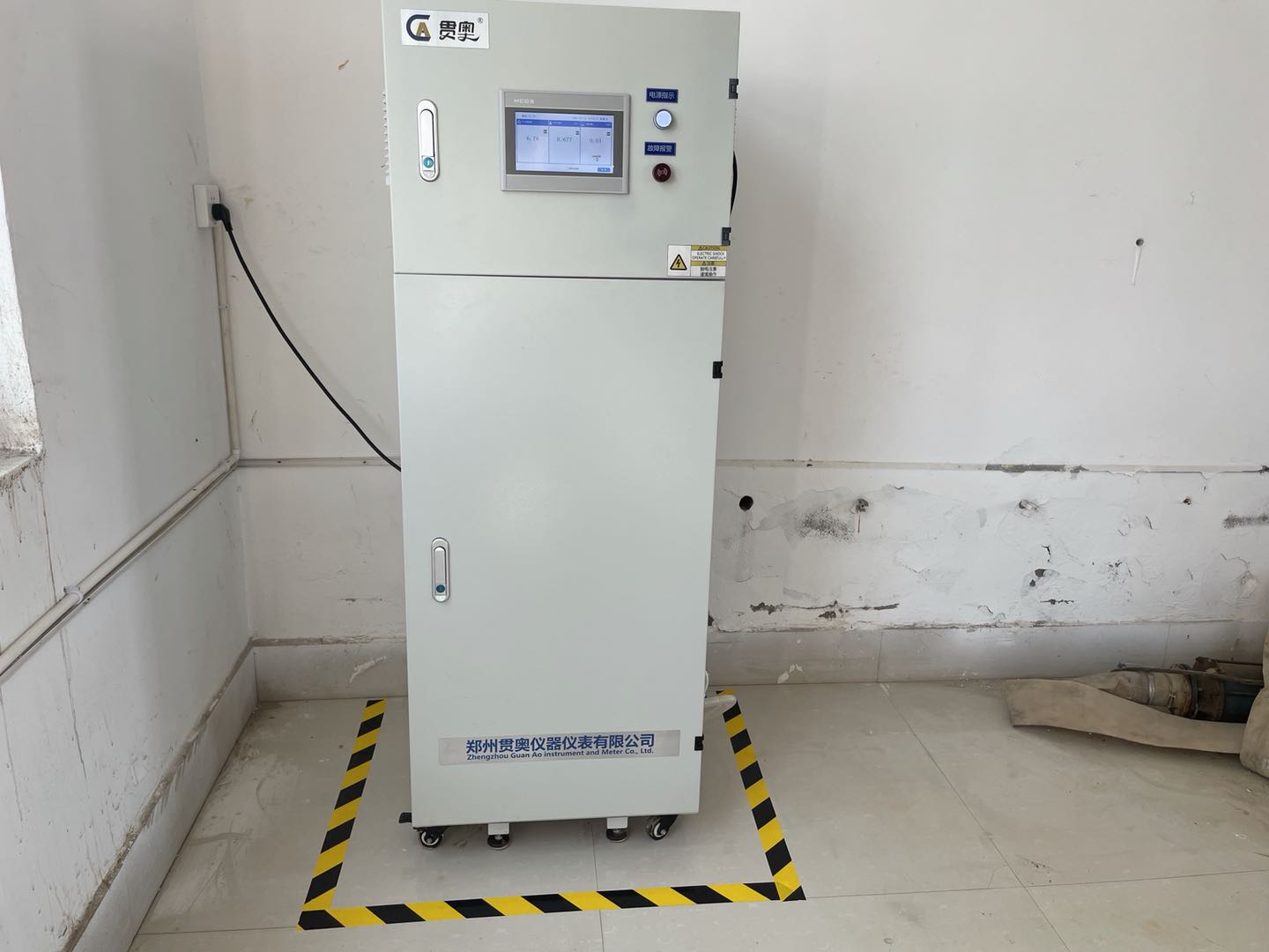 水質(zhì)在線監(jiān)測設備維護完成